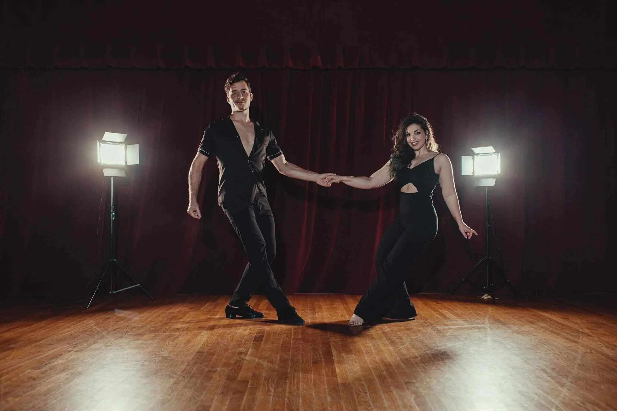 Jesse and Ariel on the dance floor